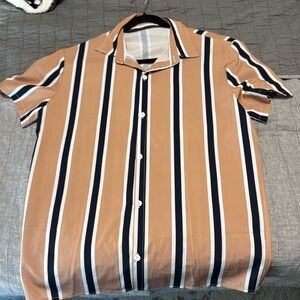 Striped shirt. Size medium